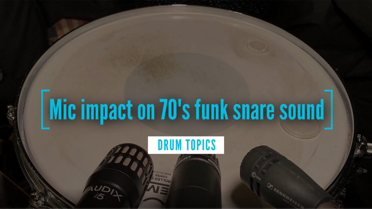 DT - mic impact on snare cover