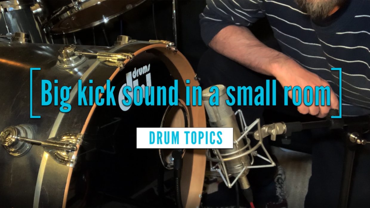 Big kick sound in a small room